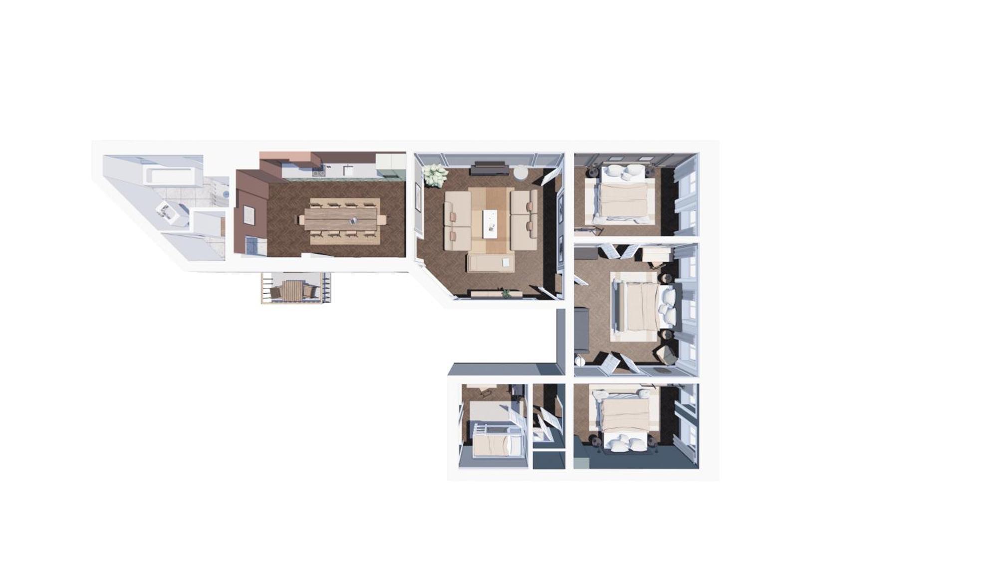 220Sqm Designer Apt - Copenhagen City Center - Private Balcony Exterior foto